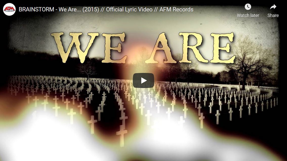 Featured image for “Brand new lyric video “We Are…”!”